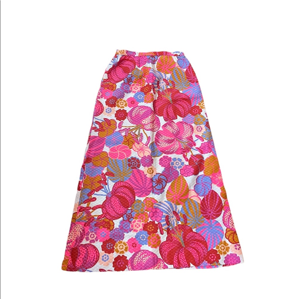 VINTAGE NELLY DE GRAB NEE YORK floral Maxi Skirt